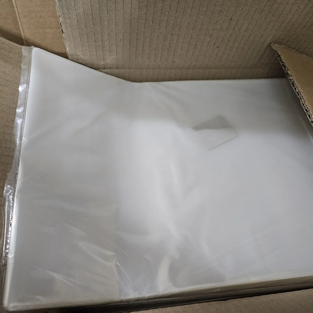 100 Count 10x14 poly bags 2mil Clear  Sturdy Packaging Flat Poly Plastic Bag - Picture 6 of 8